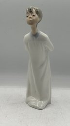 LLADRO Kissing Boy Figurine - Dressing Gown Nightgown Sweet .  Shippable