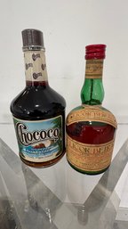 Lot Of 2 Bottles  Chococo & Licor Beiro  Sealed