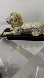 H. Karshi  Jerusalem 925 Silver Figurine  Lion .  Shippable