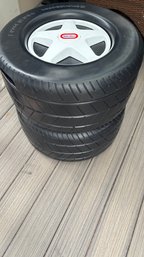 Little Tikes Goodyear Vintage Black Tire Toy Box / Cooler / Storage Bin