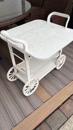 Foldable Bar Cart  White