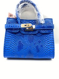 Lot Of 8  Chloe K Of New York Hermes Birkin  Style PU Leather  Top Handle  Shoulder  Bag 3-3