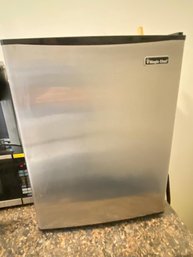 Magic Chef Mini Fridge In Stainless Look Model # MCAR24SE2