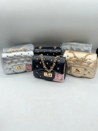 Mix Lot Of 6  Chloe K Of New York Chanel Inspired  Children's Hand Bag / Shoulder  Bag
