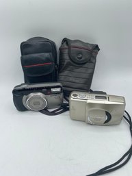 Set Of 2 Vintage  Olympus Cameras