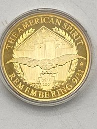 The American Spirit Remembering 9/11 Justice Coin