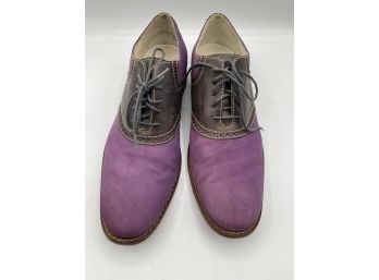 Cole Haan Air Bucks Shoes Size 10M  Men Purple Gray Suede