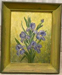 Oil On Canvas Signed Mr Webster 11 1/2 X 15 1/2