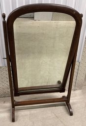 Antique Mahogany Tilt Mirror 30 X 16