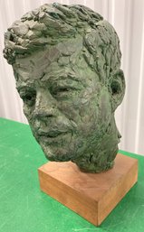 Early Kennedy Commemorative Bust With Stand Produced By Alva Studios Sculpted By Robert Berks Circa 196811 X 5