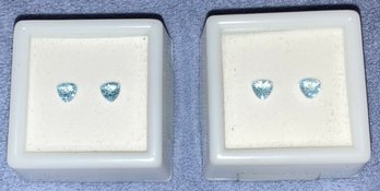 Blue Topaz Trillion Cut .95 CTW 5 X 5mm