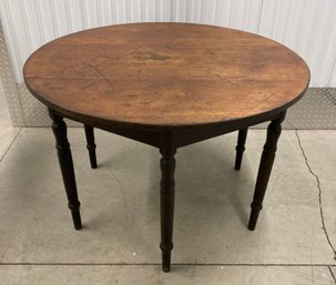 Vintage Tavern Table  29 Tall  X 44 Round