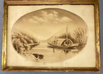Wood Framed Print By W. Homer 5 X 4