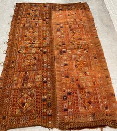 India Handmade Embroidered Wedding Coverlet Panel 5 Feet 8 Feet