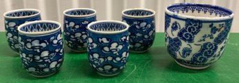 **UPDATED INFO** Assortment Of Vintage Japanese Saki Cups