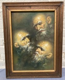 Oil On Canvas Signed By D. Naval 14 X 10