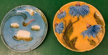 Zell Art Nouveau Majolica Lotus Water Lillies