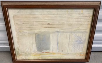 Framed Watercolor 15 X 20