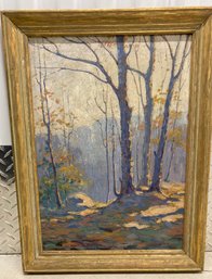 Oil Painting Canvas On Panel By Lydia Maud Cox 20 X 14