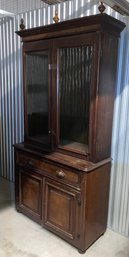 Victorian Walnut Cabinet 83 X 18 X 42