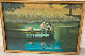 Oil On Canvas Painting Signed By L. Frascone 1974