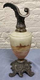Decorative Hand Painted Ewer Garniture