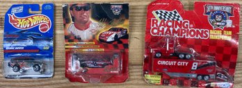 Lot Of Circuit City 50th Anniversary Race Car, Truck & A Hotwheels