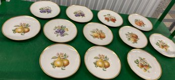 Assortment Of 12 Decorative Plates Bavarian Germany
