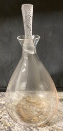 Lalique Decanter With Stopper.