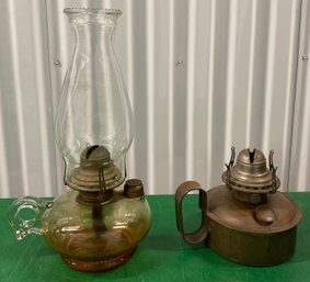 Lot Of Oil Lamps