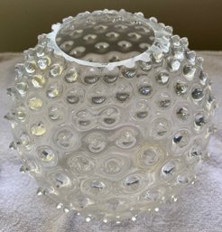 Clear Hob Knob Vase
