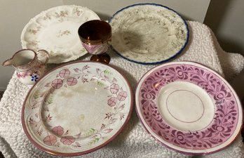 Assortment Of Decorative Plates And Cups