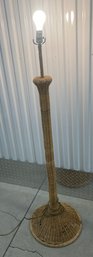 UPDATE BELOW: 3/3/24 Large Wicker Floor Lamp With Shade