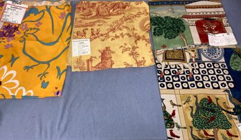 Assortment Of High End Designer Fabric Swatches Brunschwig & Filz