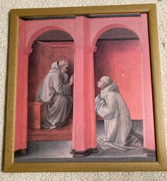 Monks Praying Print 18 X 16.5