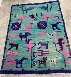 South American Cotton Rug