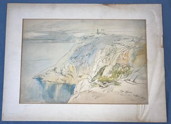 Watercolor Drawing April 6, 1847 18 X 24