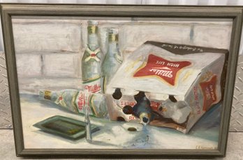 Oil On Canvas Signed E. B. Symonds 16 X 24