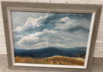Flya-Way-Day Oil Painting By Susan (Sibley) Kinnicutt 18 X 24