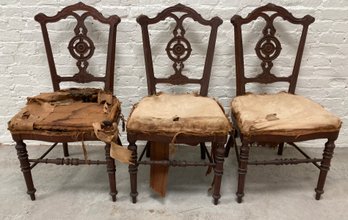 Lot Of Three Renaissance Revival Chairs