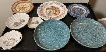 Assortment Of Plates Decorative Plates