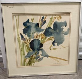 Signed Watercolor By J. O. Barsamian 15 X 15