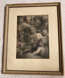 Etching Of Faces 11.5 X 8.5