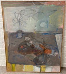 Oil On Canvas Signed By Virginia Burnette 1990  38 X 48