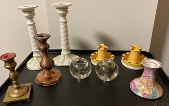 Assortment Of Candlesticks