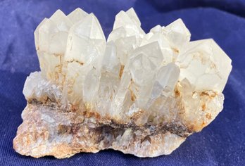 New Hampshire William Wise Mine Scepter Quartz Crystal Cluster Specimen 9.2 Ounces