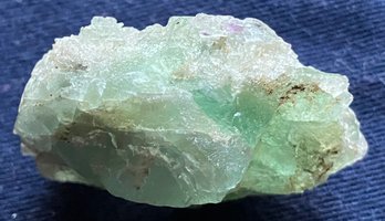 New Hampshire William Wise Mine Combination Fluorite & Quartz Specimen 1.3 Ounces