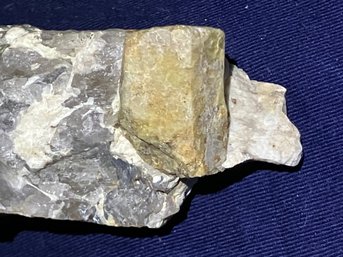 New Hampshire Greenish Beryl In Quartz & Felspar Matrix 6.8 Ounces