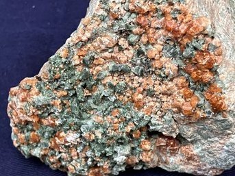 Nice Andradite Garnet On Hedenbergite Mineral Specimen 21.5 Ounces