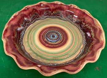 D. Lasser Ceramics Pie Plate 13 /4 Round